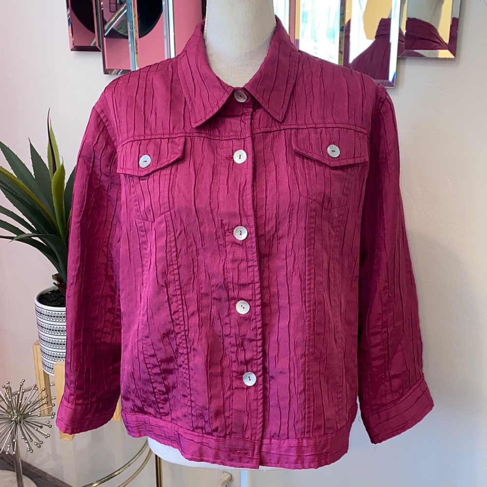 Ruby Rd. Raspberry jacket
